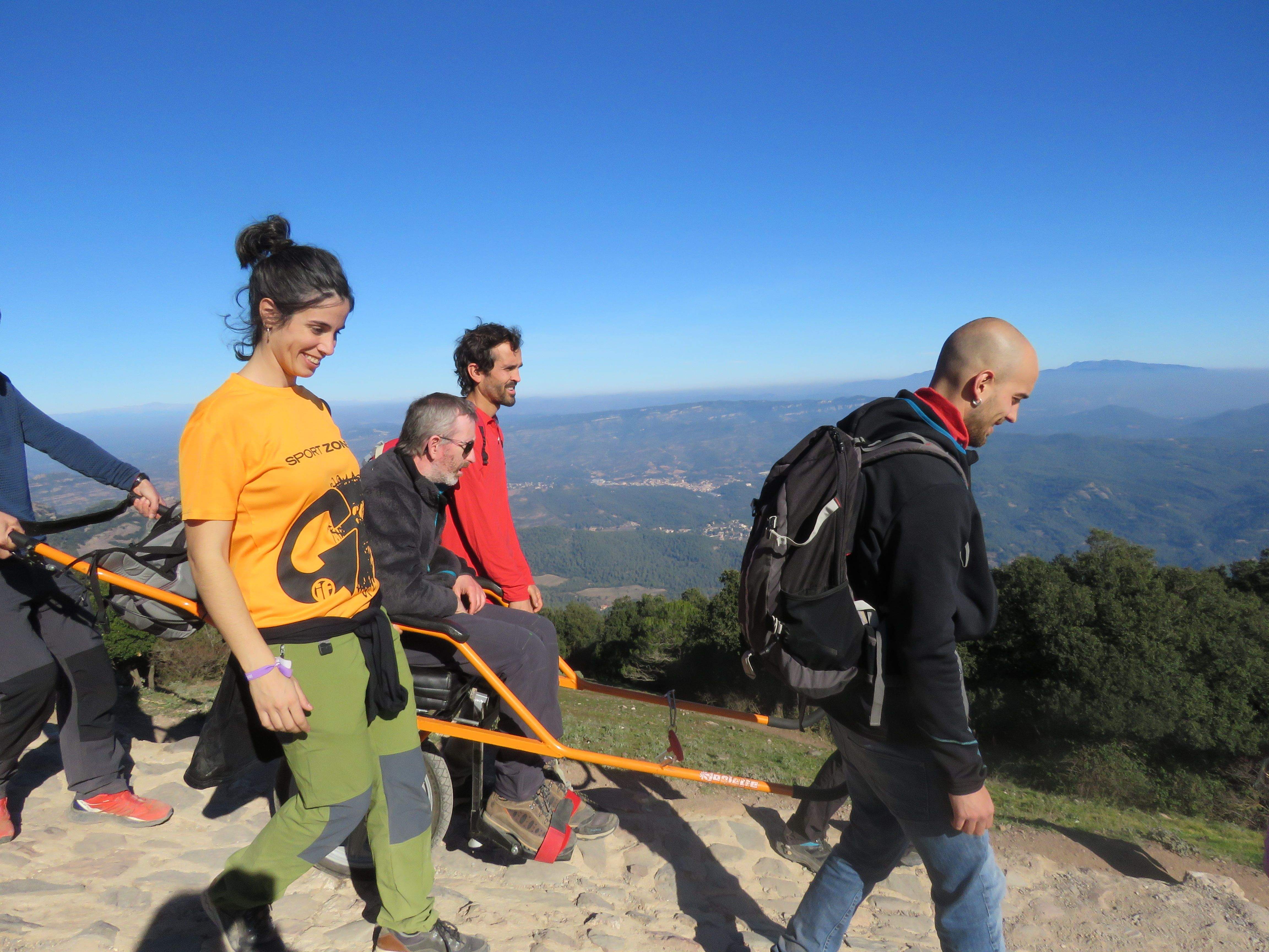 La Joëlette. FOTO: Cedida/ Fundació Avan