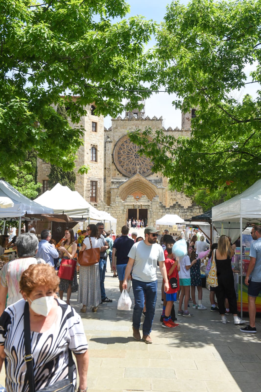 La fira de Sant Ponç en la Diada dels Castellers de Sant Cugat. FOTO: Ajuntament