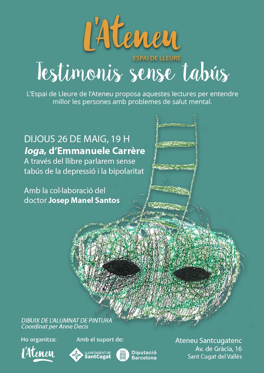 Parlem de salut mental i novel·la negra. FOTO: Cedida.