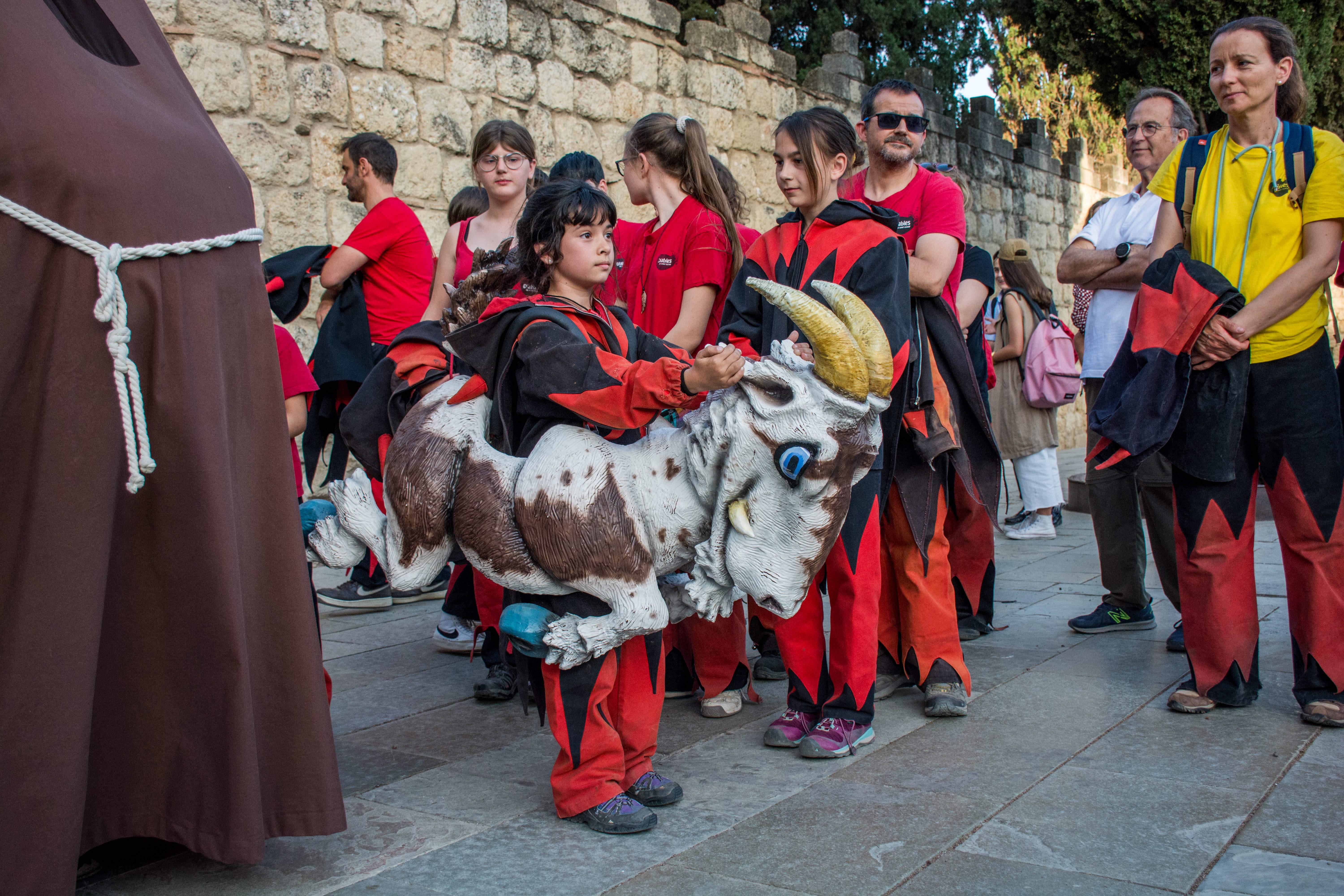 Els nous cabrits de Diables a l'Encabronada. FOTO: Carmelo Jiménez