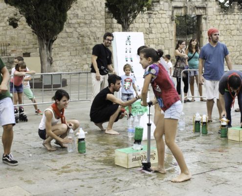 Casals d'estiu dels castellers de Sant Cugat. FOTO: Cedida.
