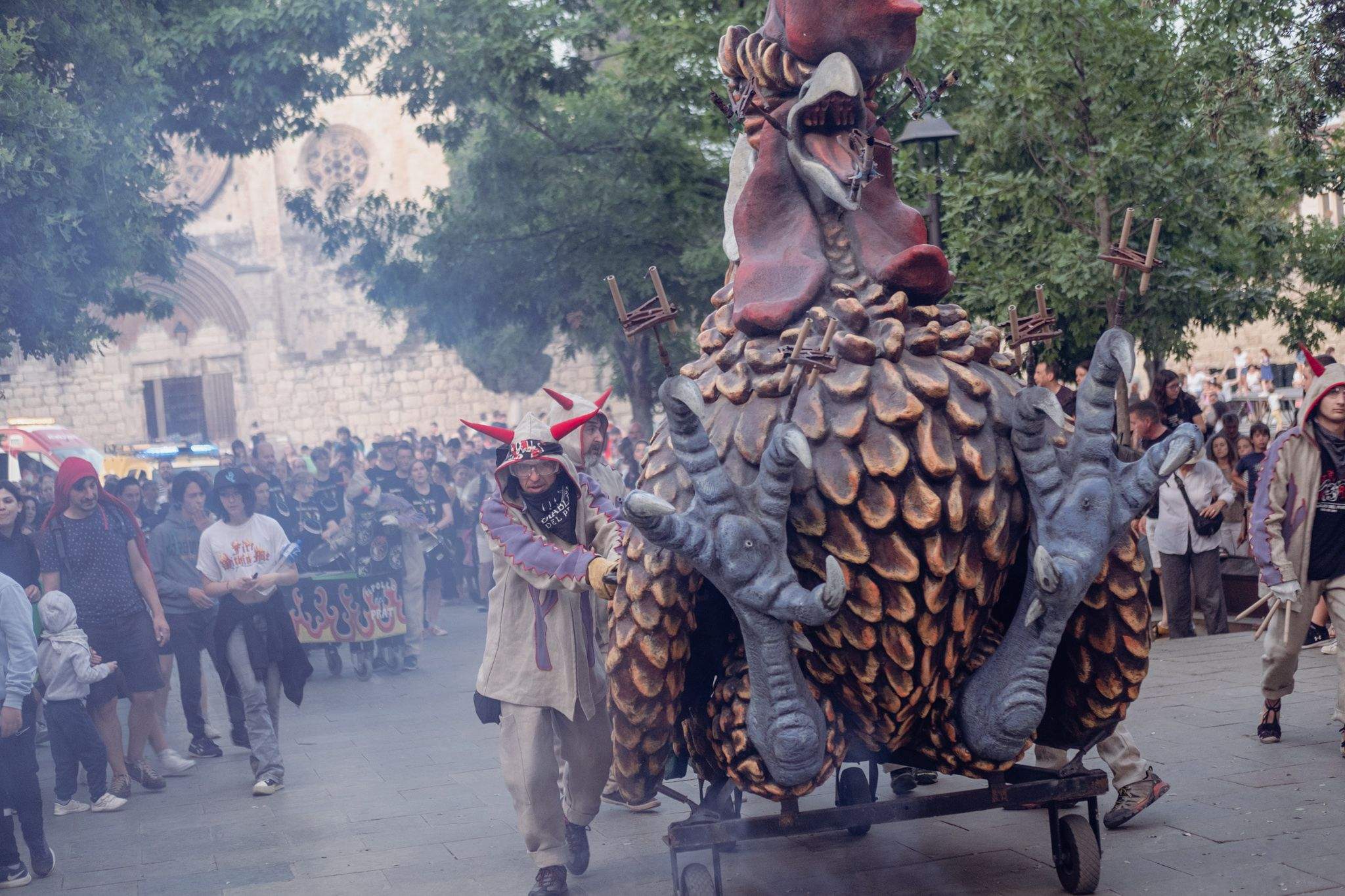 L'Encabronada, el correfoc de les bèsties. FOTO: Ale Gómez