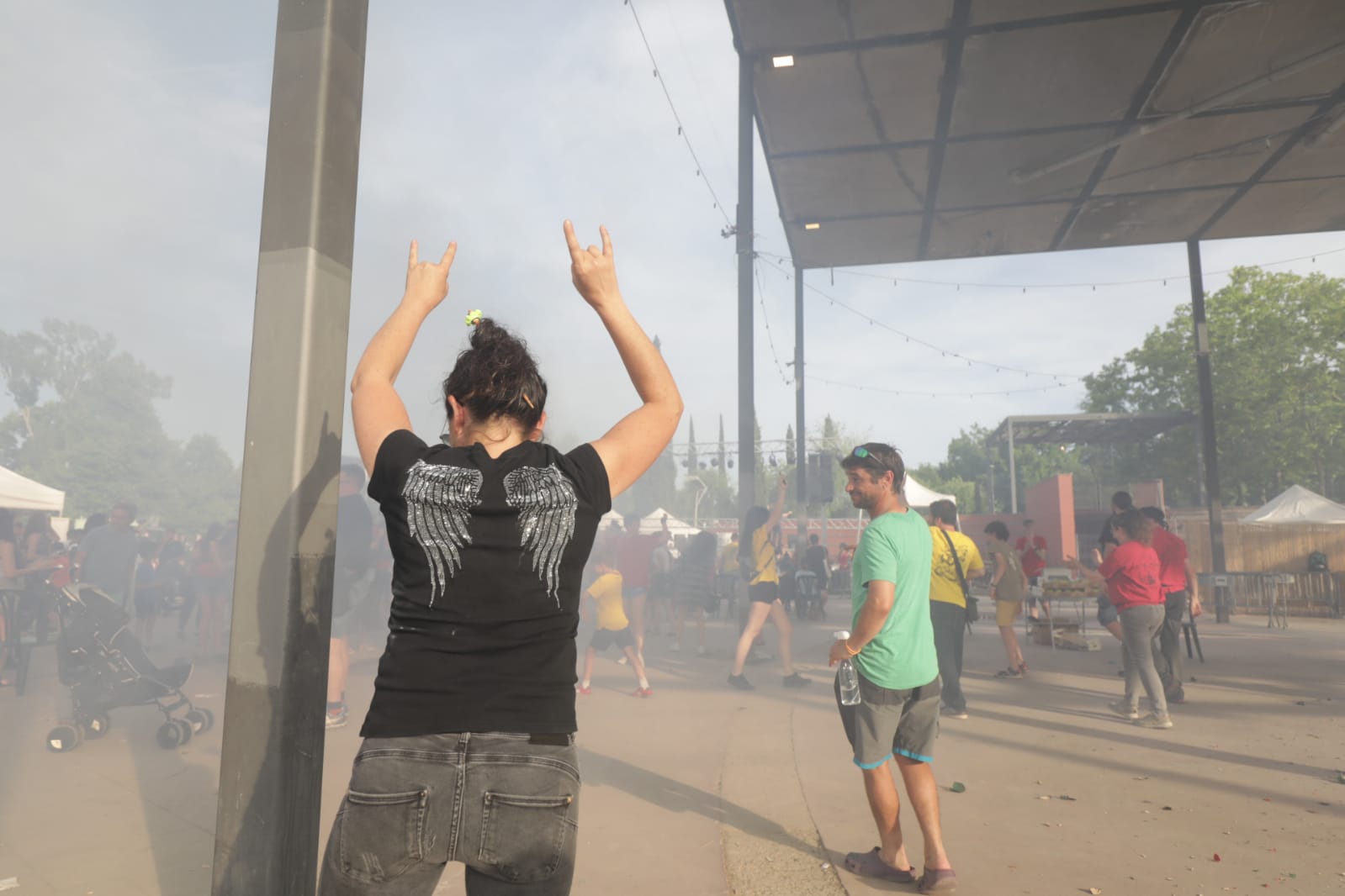 Traca final dels Diables de Sant Cugat per tancar l'Encabronada FOTO: Ajuntament