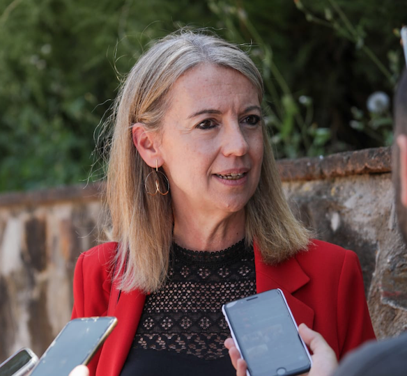 Mireia Ingla, alcaldessa de Sant Cugat, ha parlat sobre la renúncia de Núria Gibert del seu càrrec. FOTO: Ajuntament
