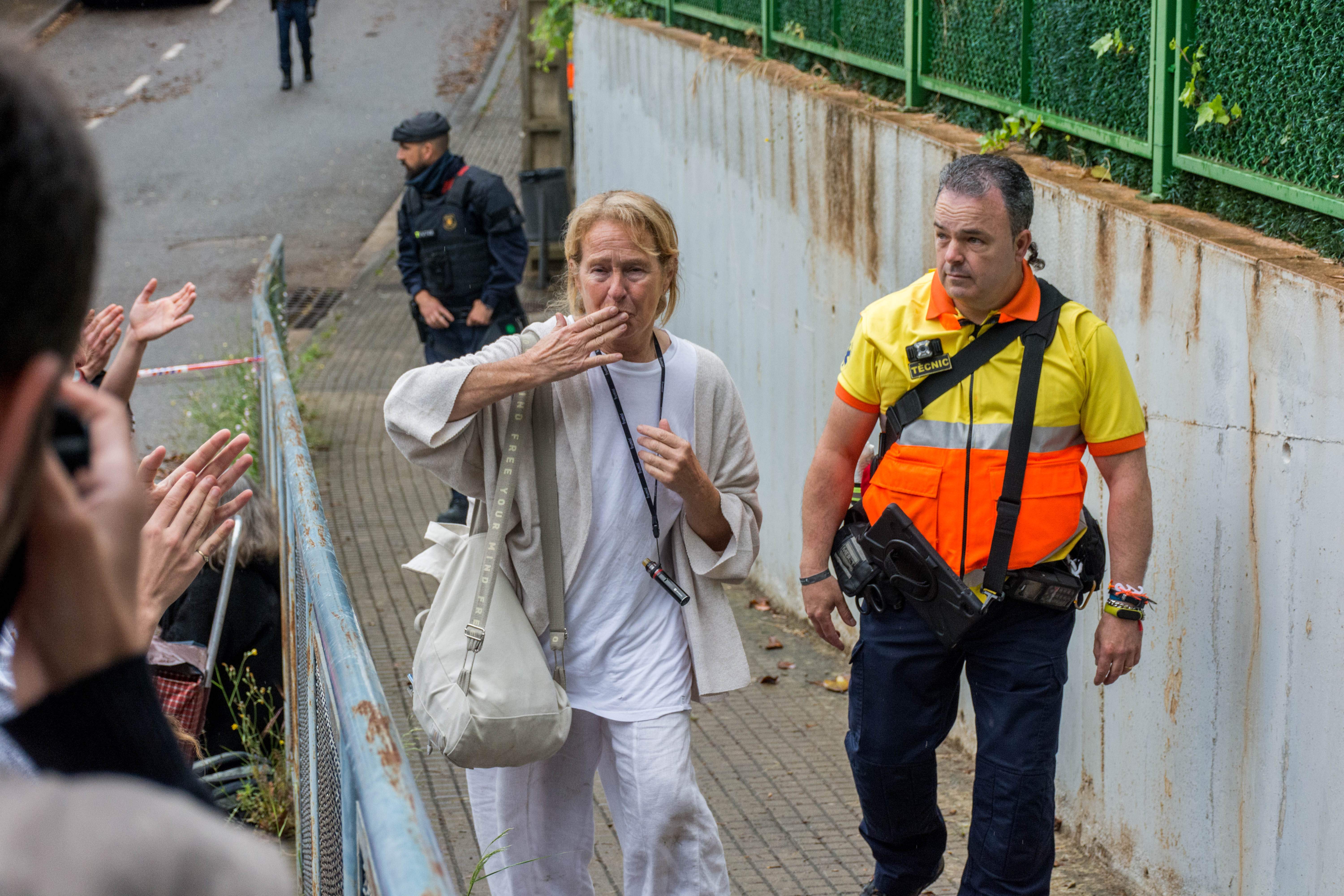 La mare de la família desnonada FOTO: Carmelo Jiménez