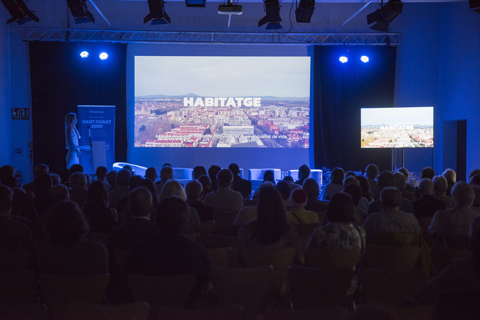 Jornada 'Sant Cugat 2030', organitzada pel TOT amb el suport de l'Ajuntament a La Unió FOTO: Bernat Millet
