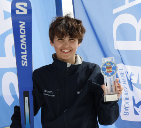 L'esquiador Diego García competeix pel Salomon Team. FOTO: Cedida