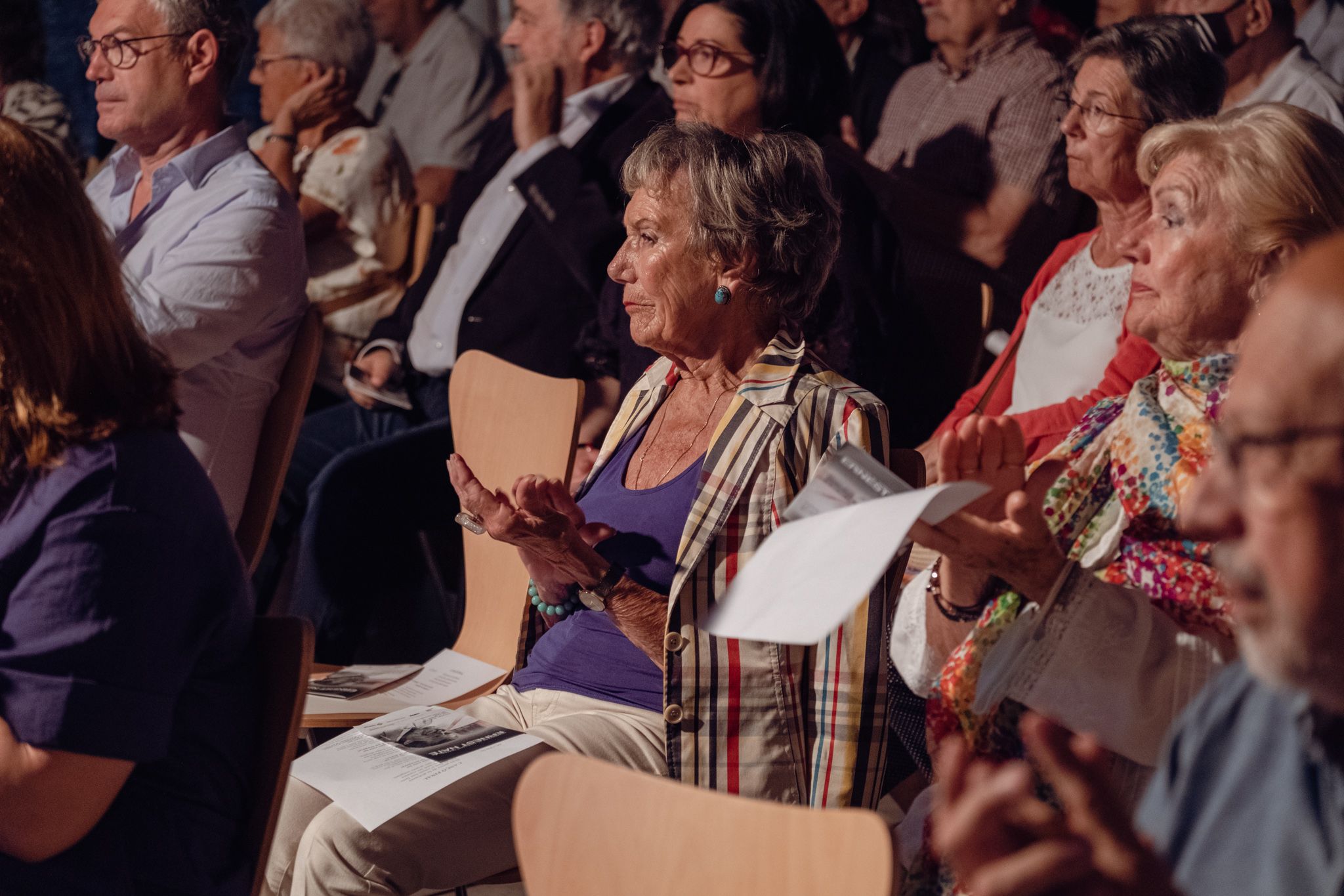 Homenatge d'Ernest Naté a la Sala Clavé de la Unió Santcugatenca. FOTO: Ale Gómez