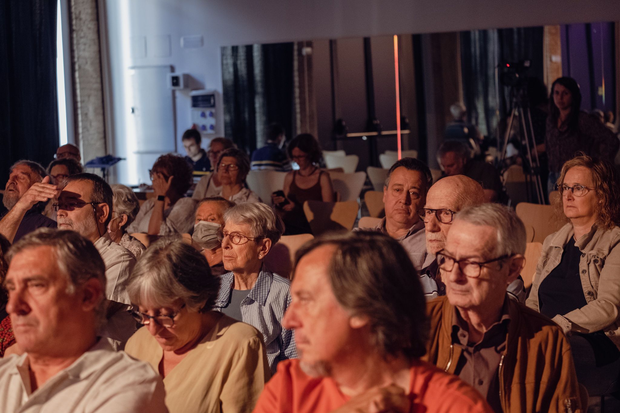 Homenatge d'Ernest Naté a la Sala Clavé de la Unió Santcugatenca. FOTO: Ale Gómez
