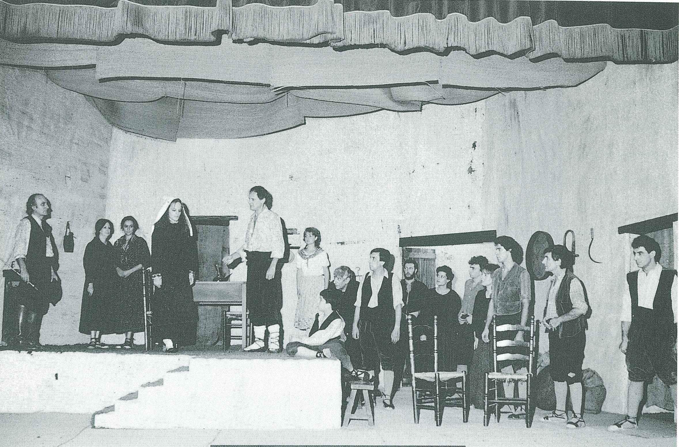 Representació de 'Terra Baixa' a la Unió per la companyia Fila Zero. FOTO: Cedida