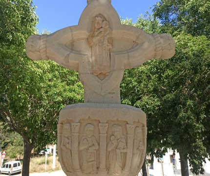 Creu d'en Blau de Les Planes. FOTO: Ajuntament