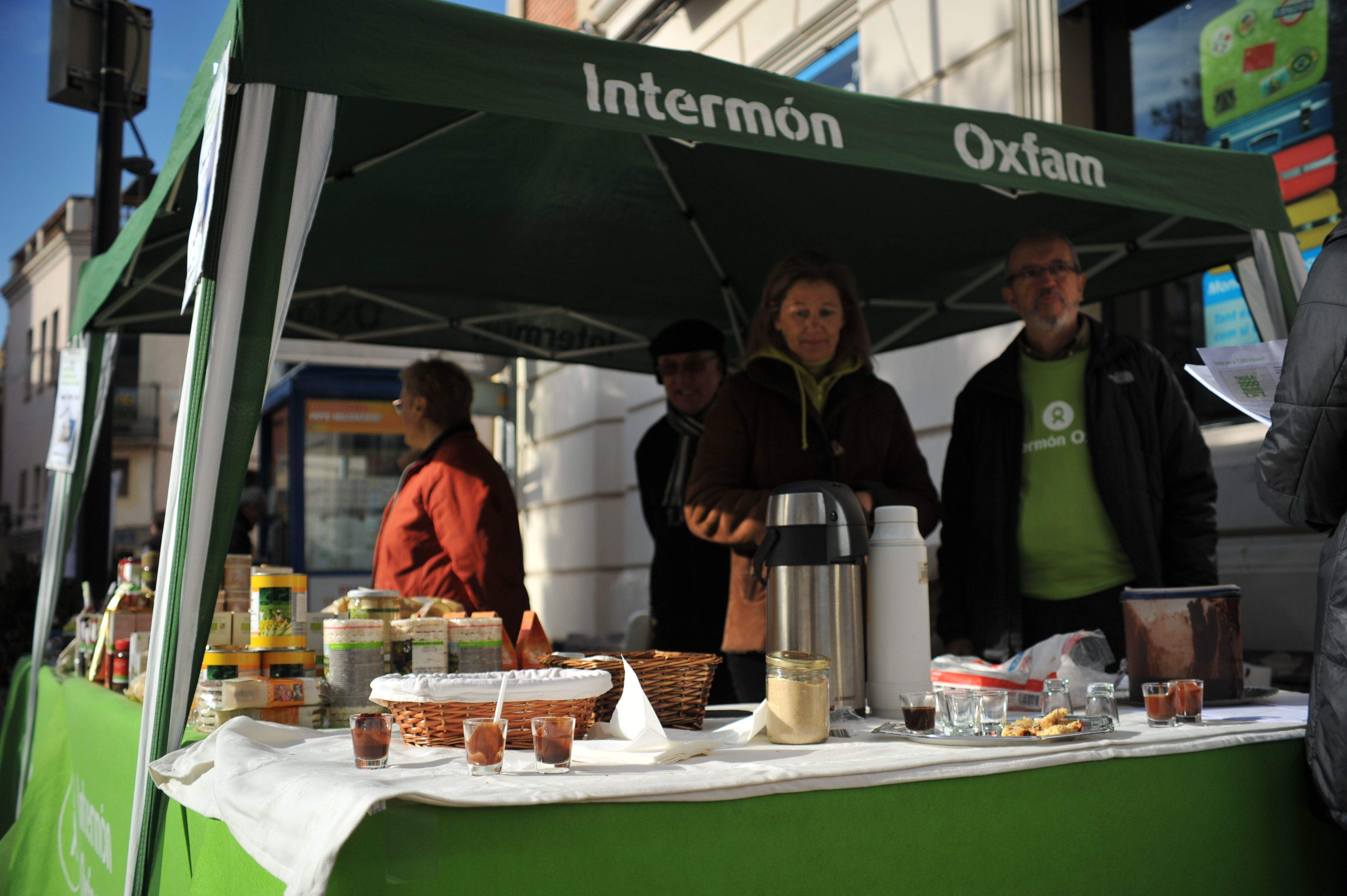 Parada d'Oxfam Intermón
