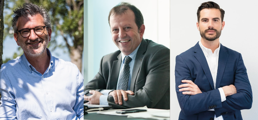 Josep Maria Vallès, Carles Brugaroles i Borja Aitor Arriaga. FOTO: TOT Sant Cugat