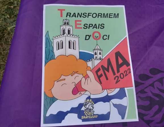 Cartell de la Festa Major Alternativa de Sant Cugat 2022. FOTO: Cristina Cabasés