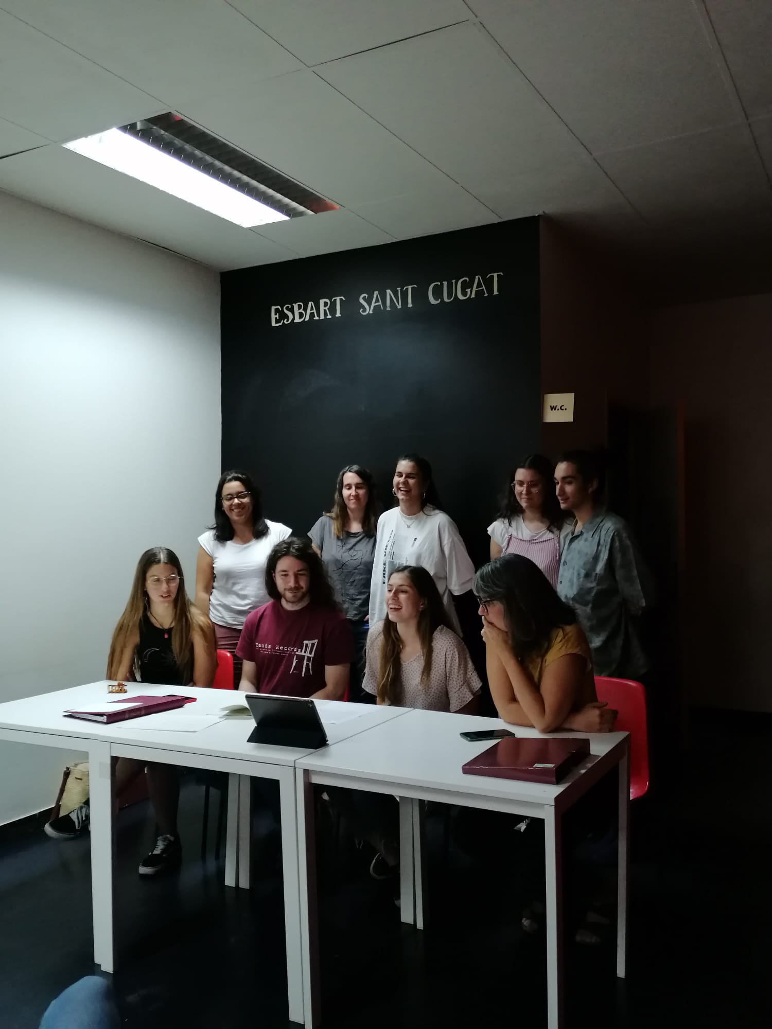 La nova junta directiva de l'Esbart. FOTO: Clara Hosta