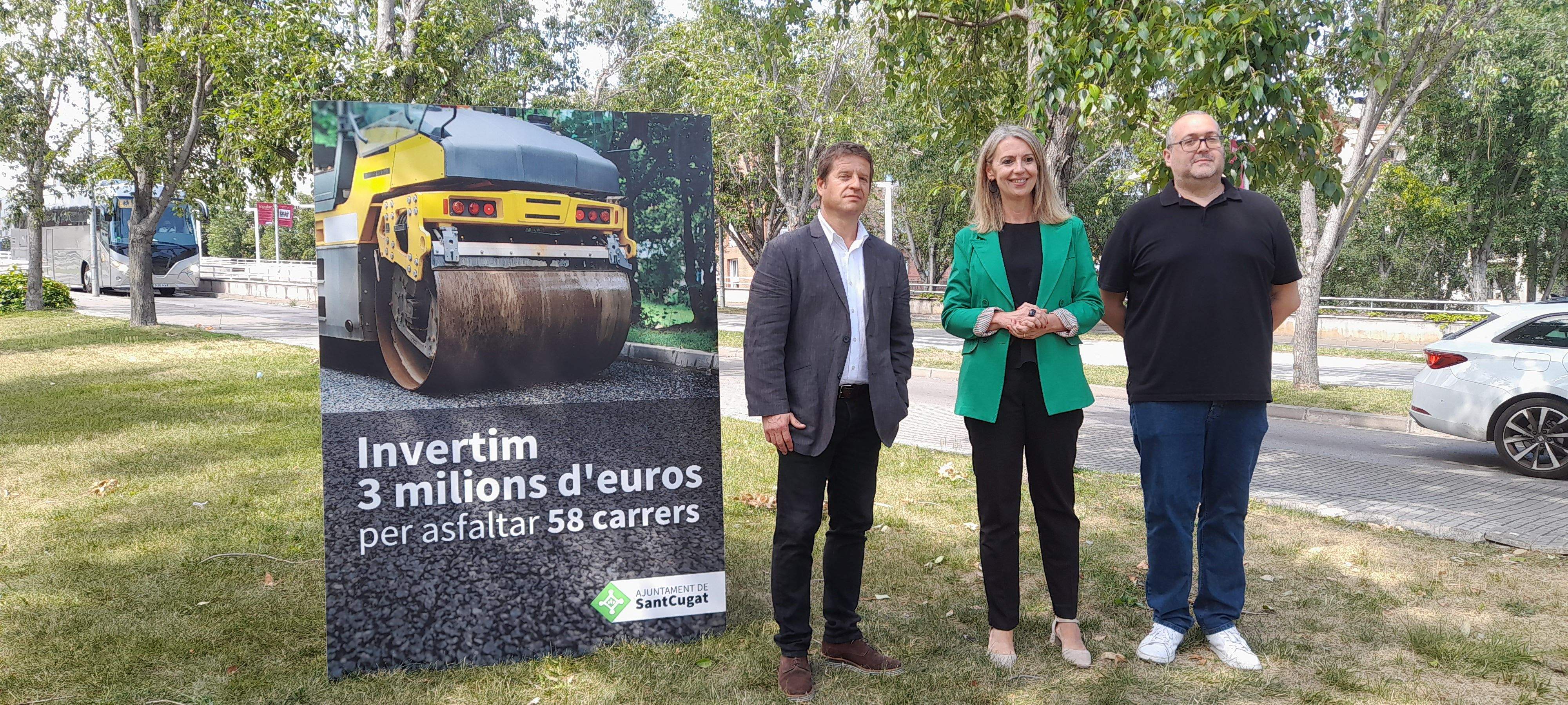 Pere Soler, Mireia Ingla i José Gallardo. FOTO: Cristina Cabasés