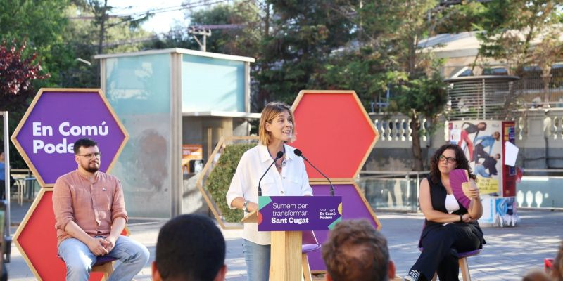 La portaveu al Parlament Jéssica Albiach FOTO: Anna Bassa 