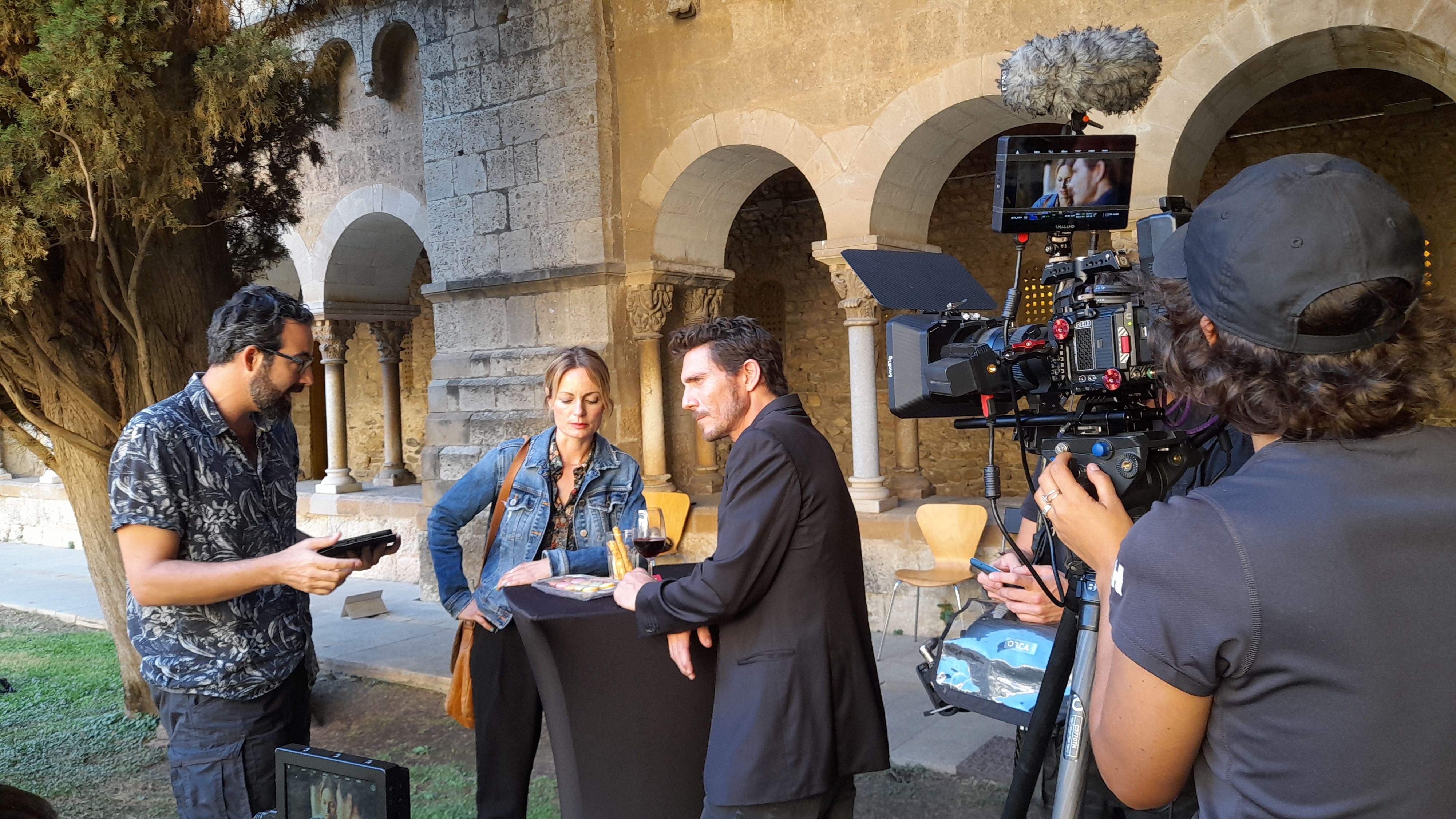 Rodatge de "La teoria dels cossos', de JR Armadàs. FOTO: Cristina Cabasés