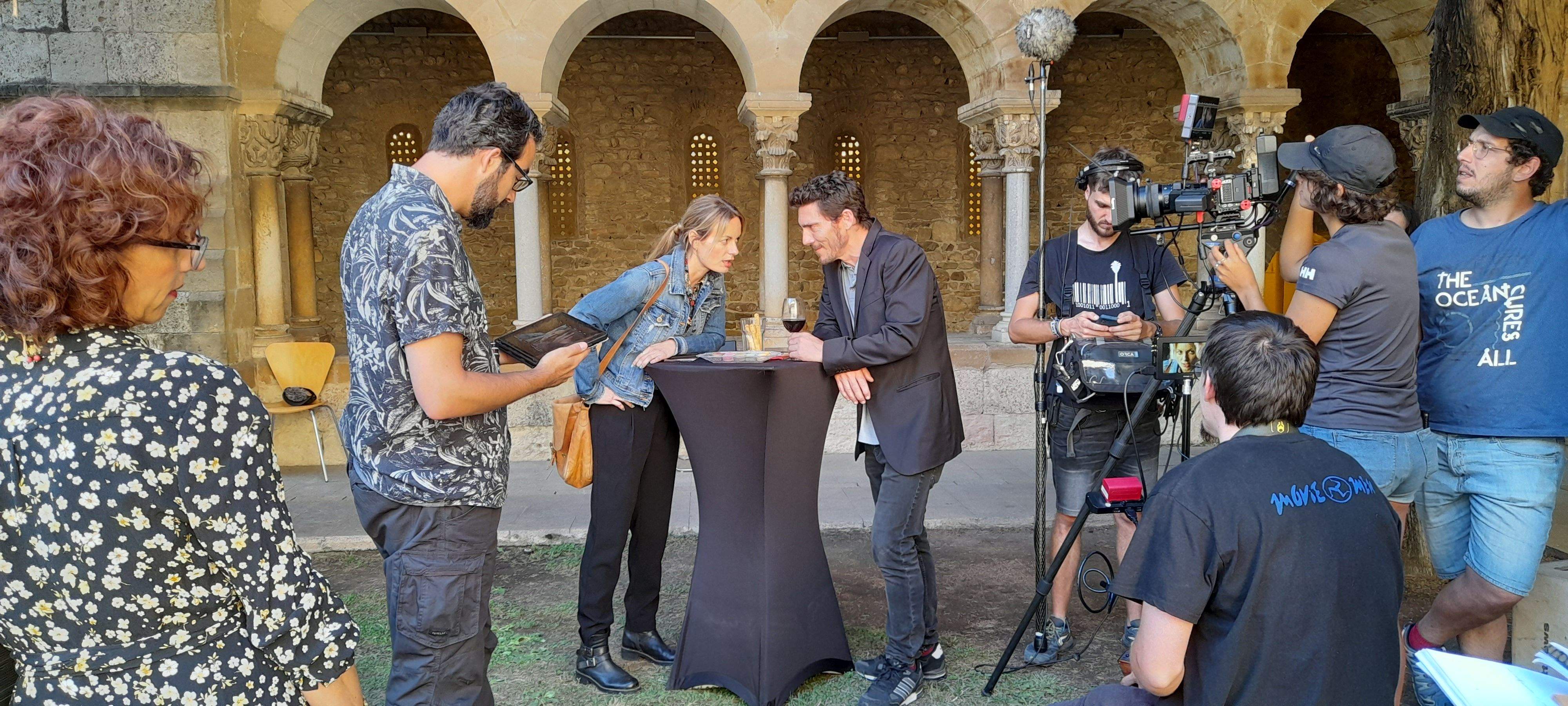 Rodatge de "La teoria dels cossos', de JR Armadàs. FOTO: Cristina Cabasés