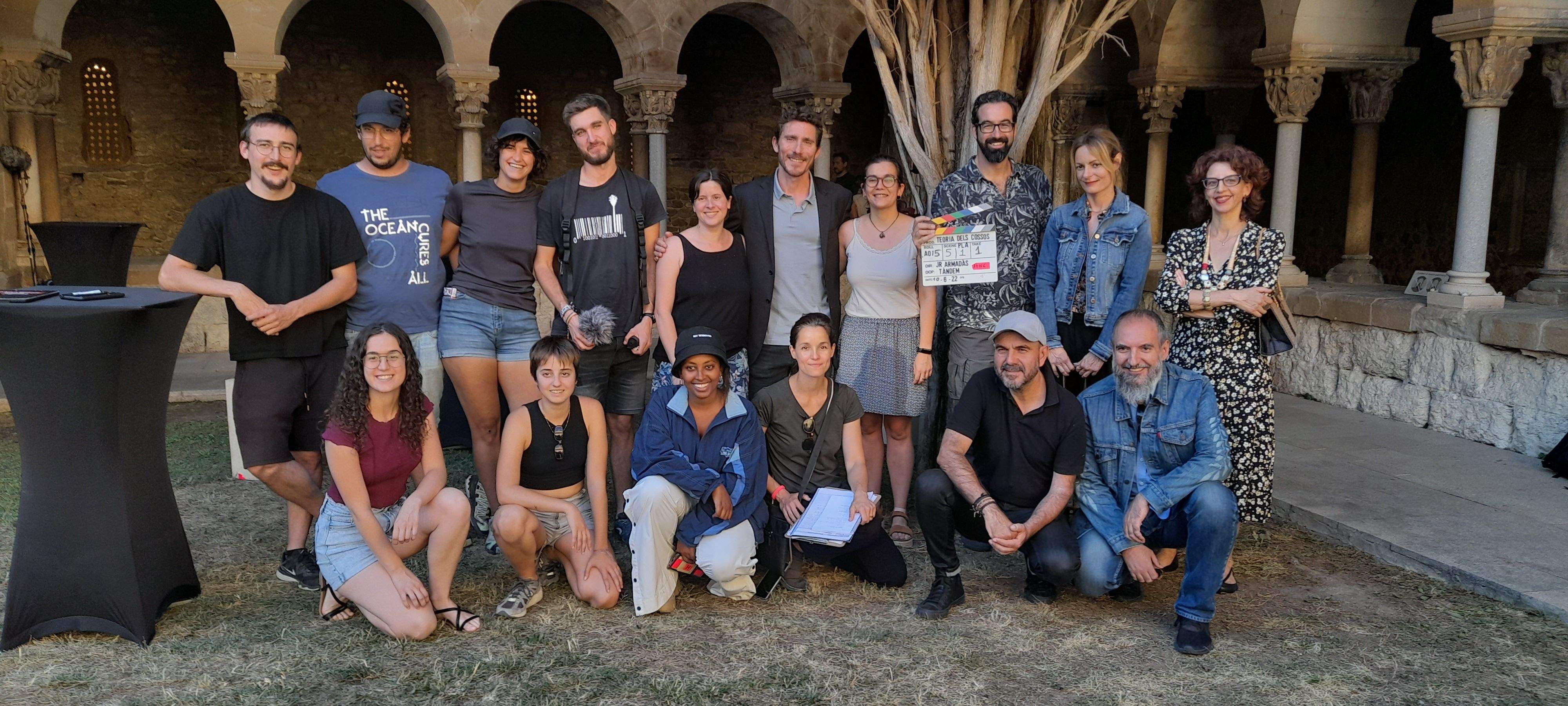 Equip de la pel·lícula 'La teoria dels cossos', de JR Armadàs. FOTO: Cristina Cabasés