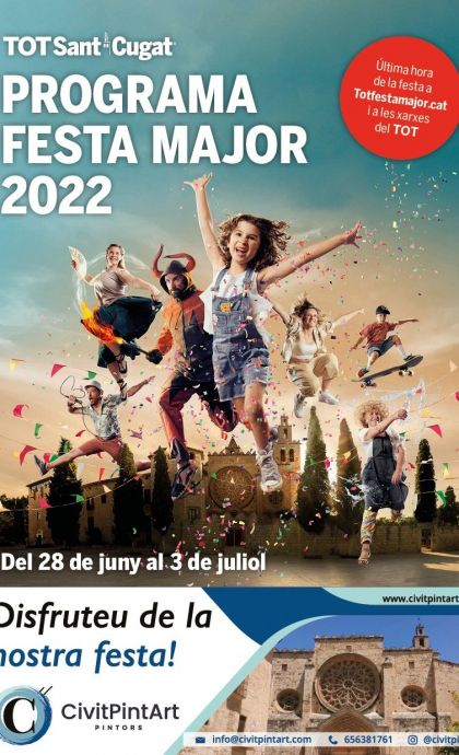 Imatge del programa de la Festa Major de Sant Cugat 2022 del TOT FOTO: Sergi Felip