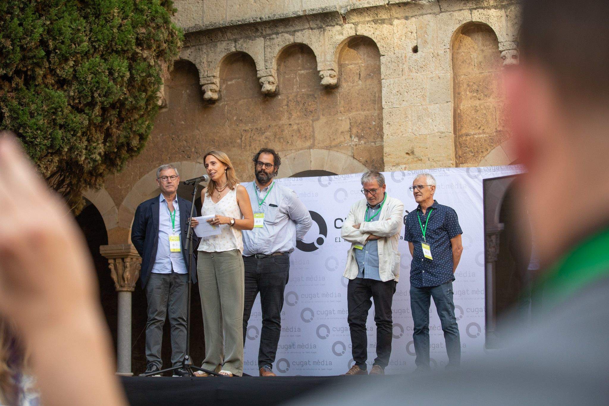 Mònica Lablanca al 40 aniversari de Ràdio Sant Cugat. FOTO: Ajuntament