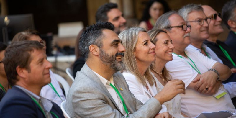 Jofre Llobart, Mireia, Ingla, Monica Lablanca en primer pla FOTO: Ajuntament 