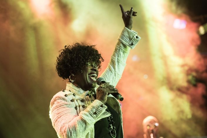 Una de les actuacions de la cantant Monica Green FOTO: Cedida