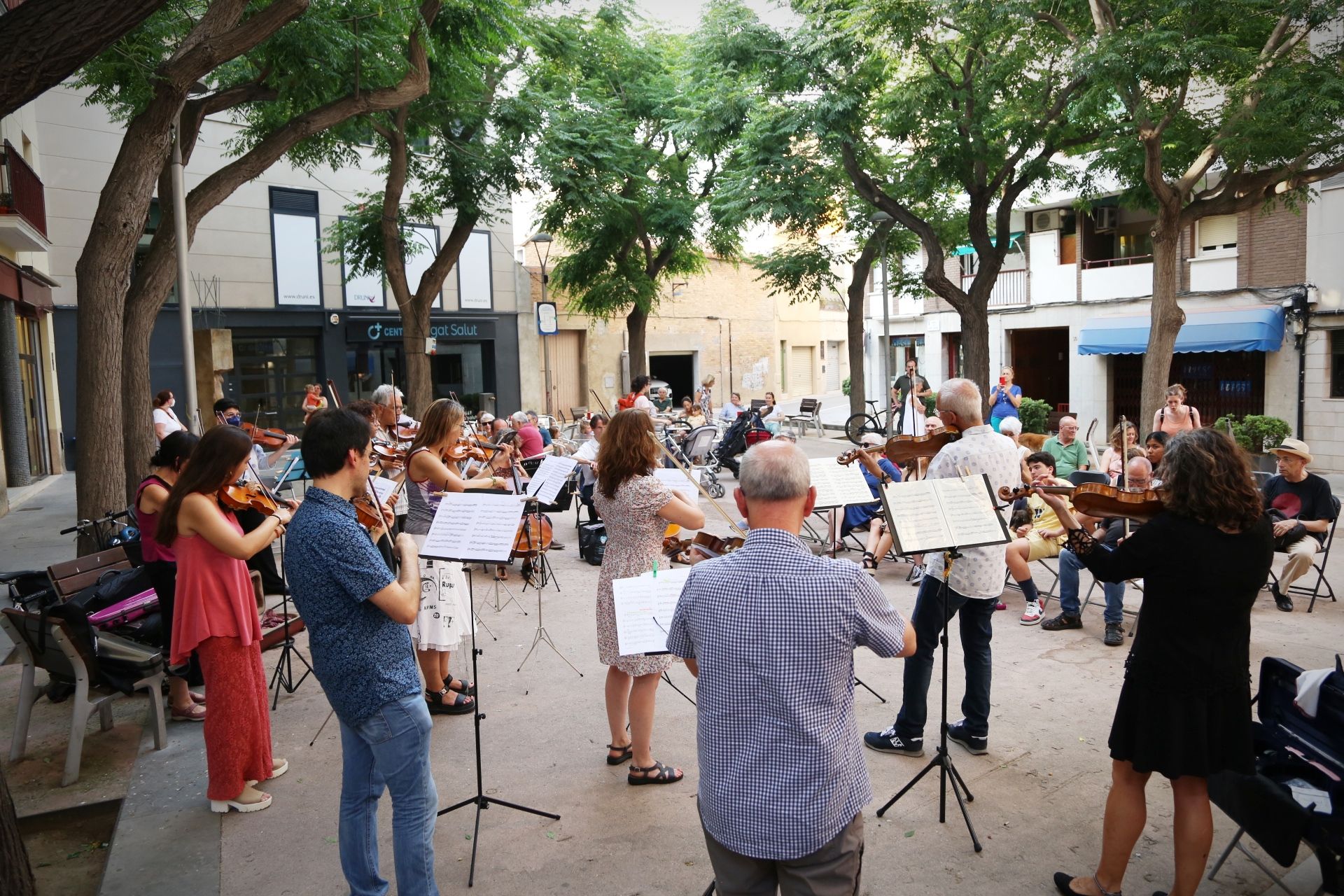 Orquestra de corda de l'Orquestra Diletant de Catalunya. FOTO: Anna Bassa