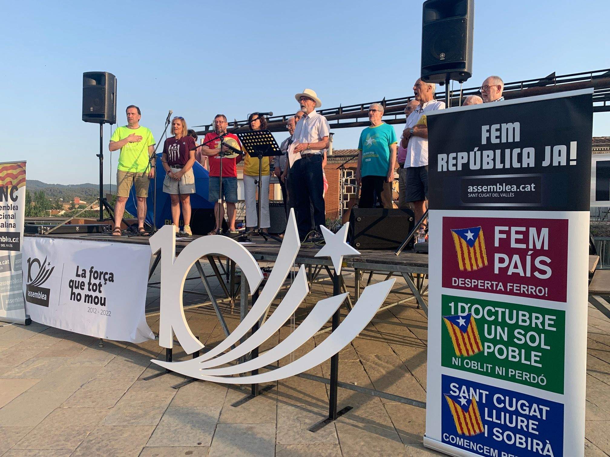 L'ANC Sant Cugat ha celebrat el seu 11è aniversari. FOTO: Nielo Ballart