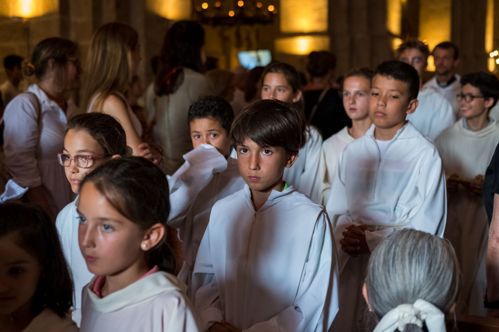 Els santcugatencs s'han reunit als voltants del Monestir per celebrar el Corpus Christi. FOTO: Ale Gómez