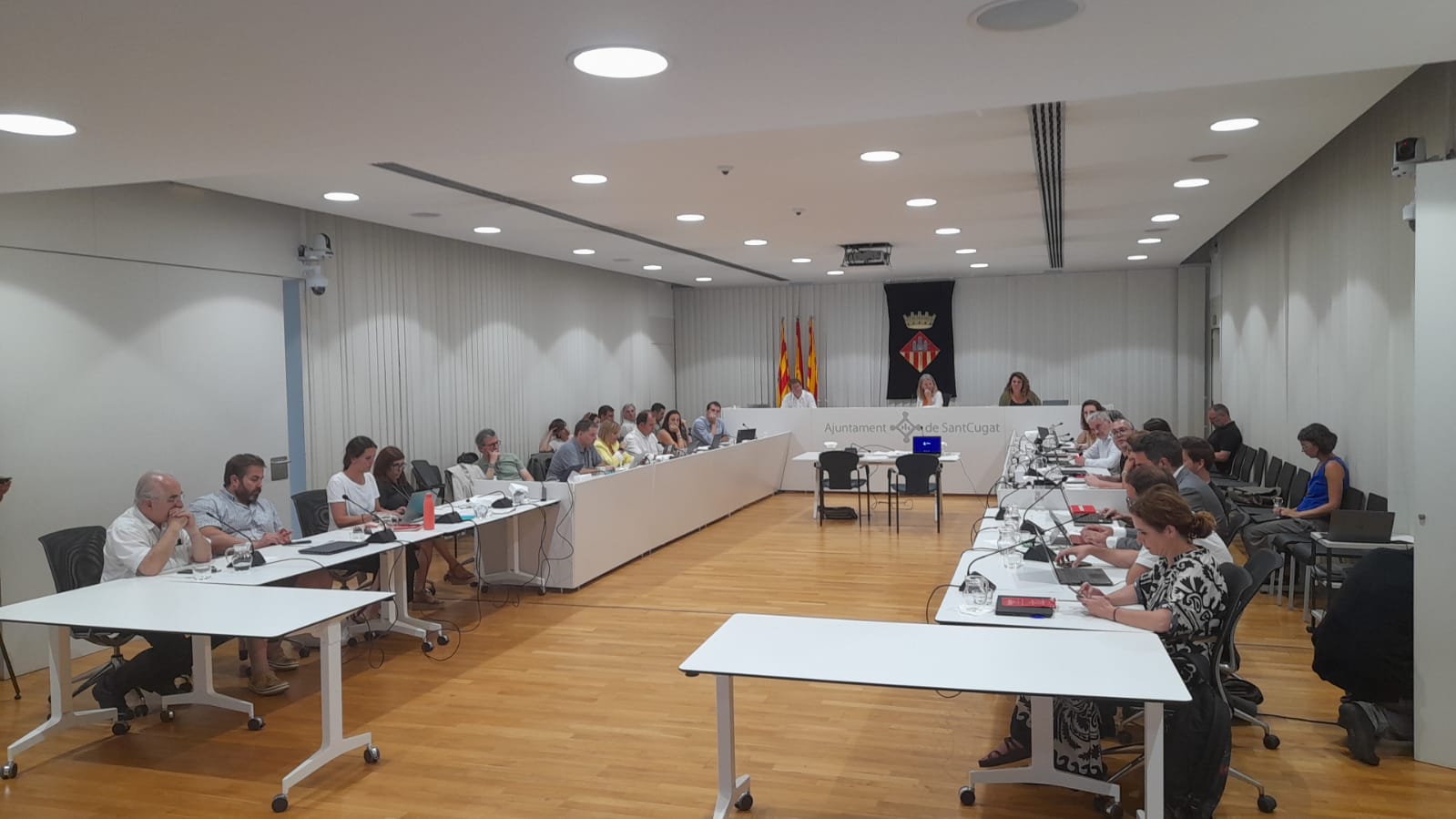 Nova sessió del ple municipal. FOTO: Cedida