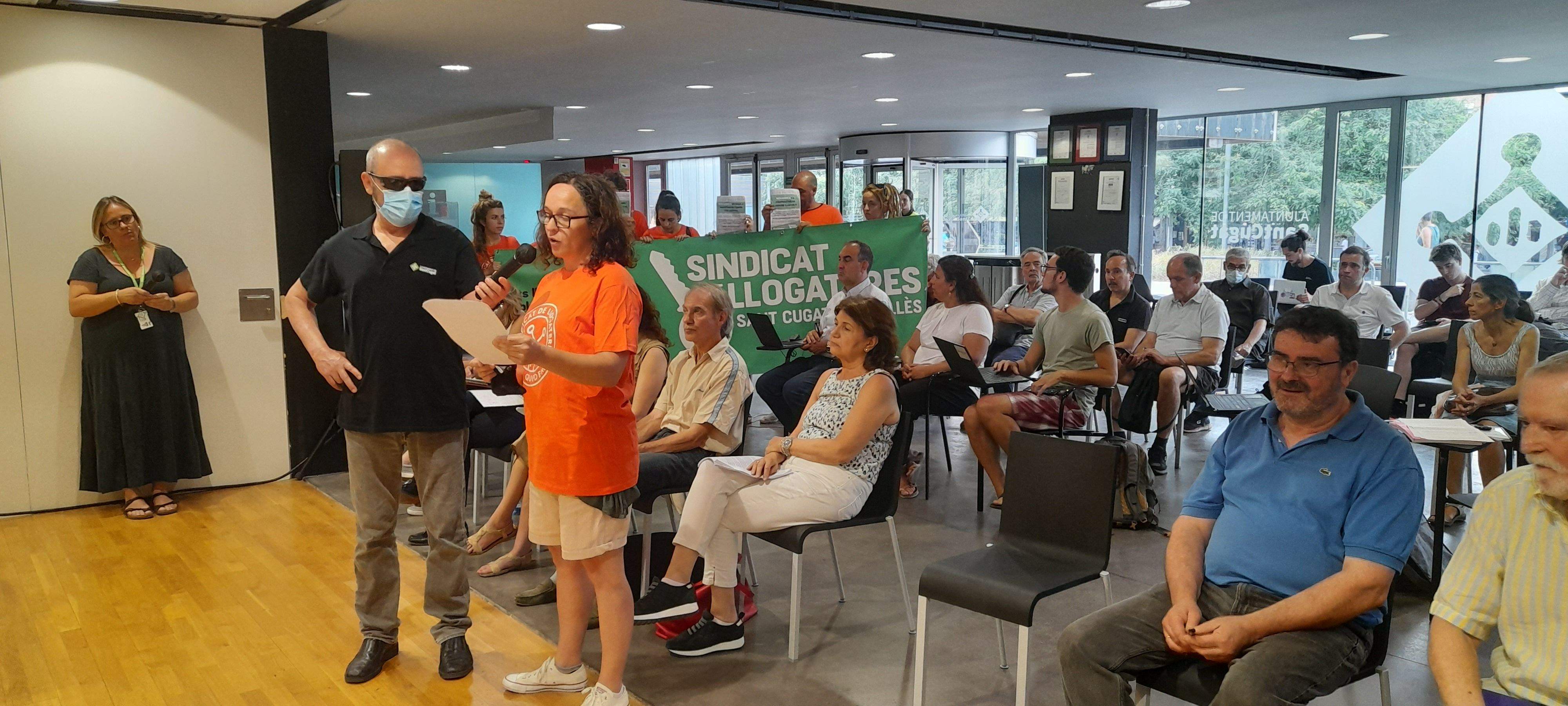 El Sindicat de Llogateres ha participat de l'audiència pública de juny 2022. FOTO: Cristina Cabasés