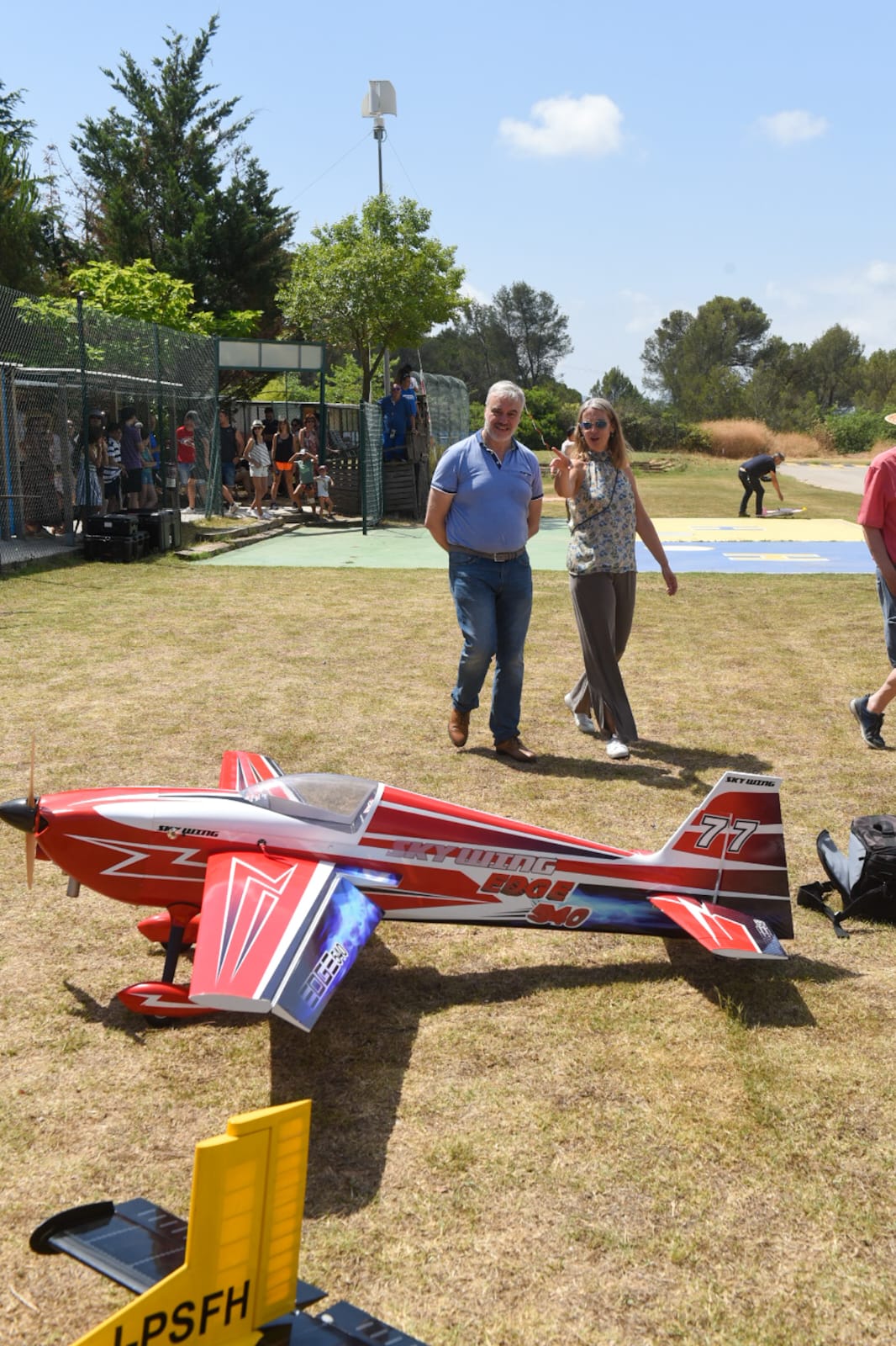 El Club ARC Aeromodelisme Sant Cugat ha recuperat la seva Festa del Cel. FOTO: Ajuntament