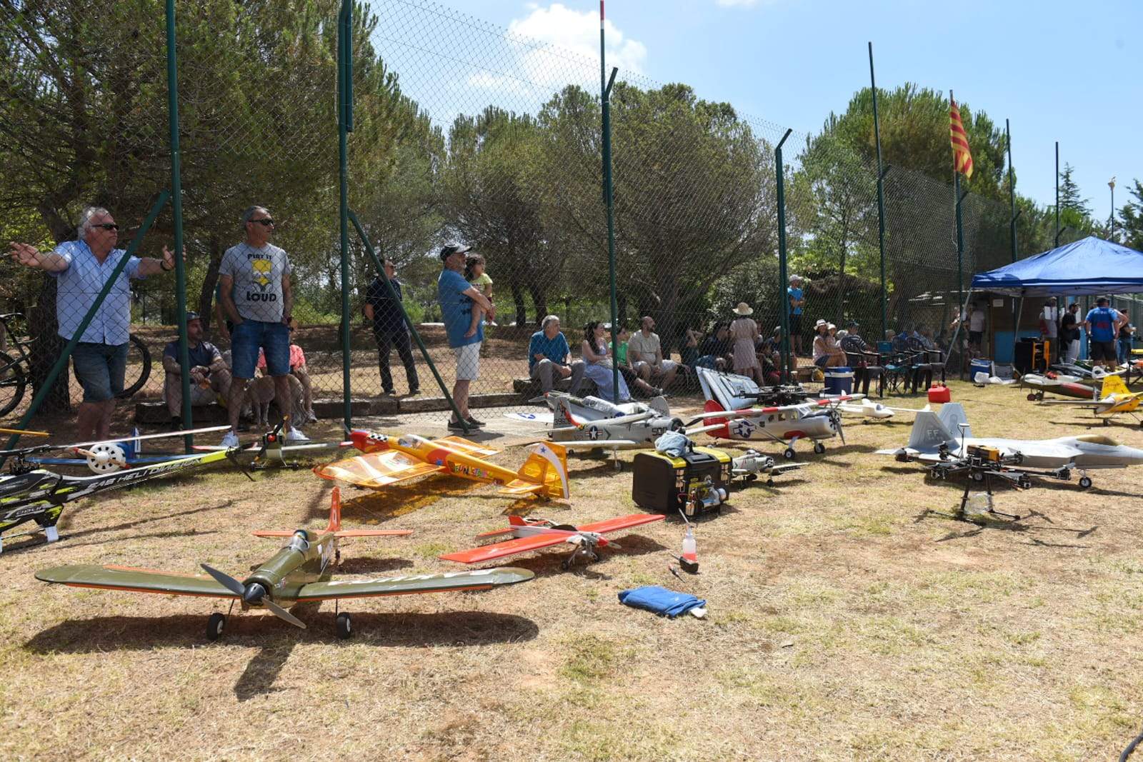 El Club ARC Aeromodelisme Sant Cugat ha recuperat la seva Festa del Cel. FOTO: Ajuntament