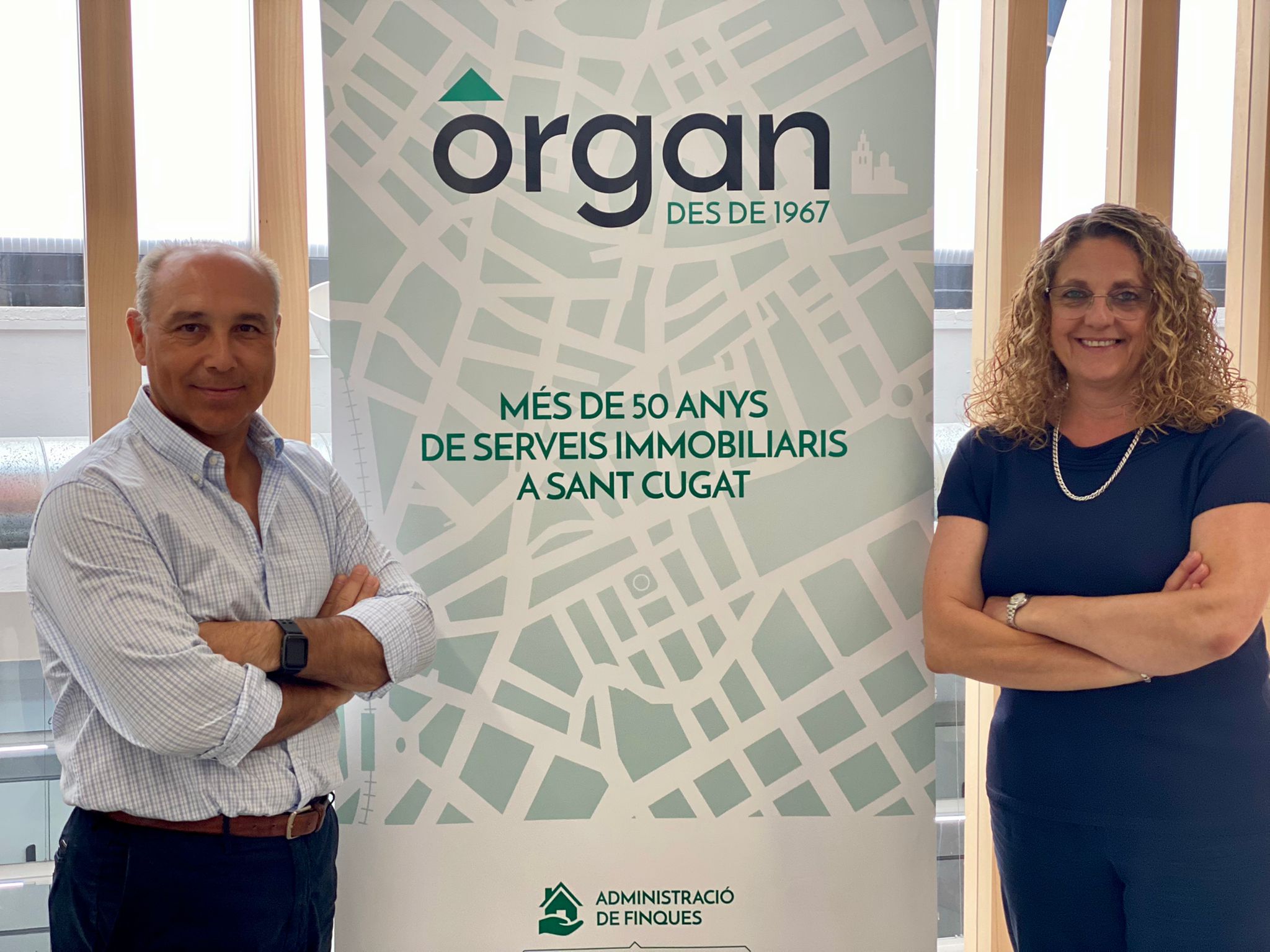 D'esquerra a dreta, Jaume Martínez i Teresa Taron FOTO: Cedida