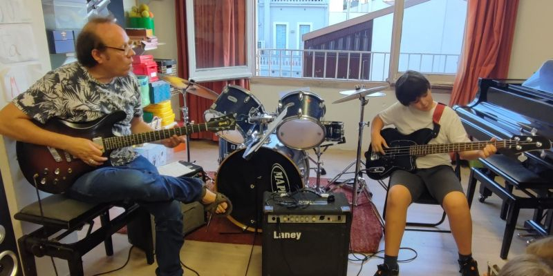 L'escola de música de Sant Cugat, Fusió, ofereix música moderna per a infants. FOTO: Cedida