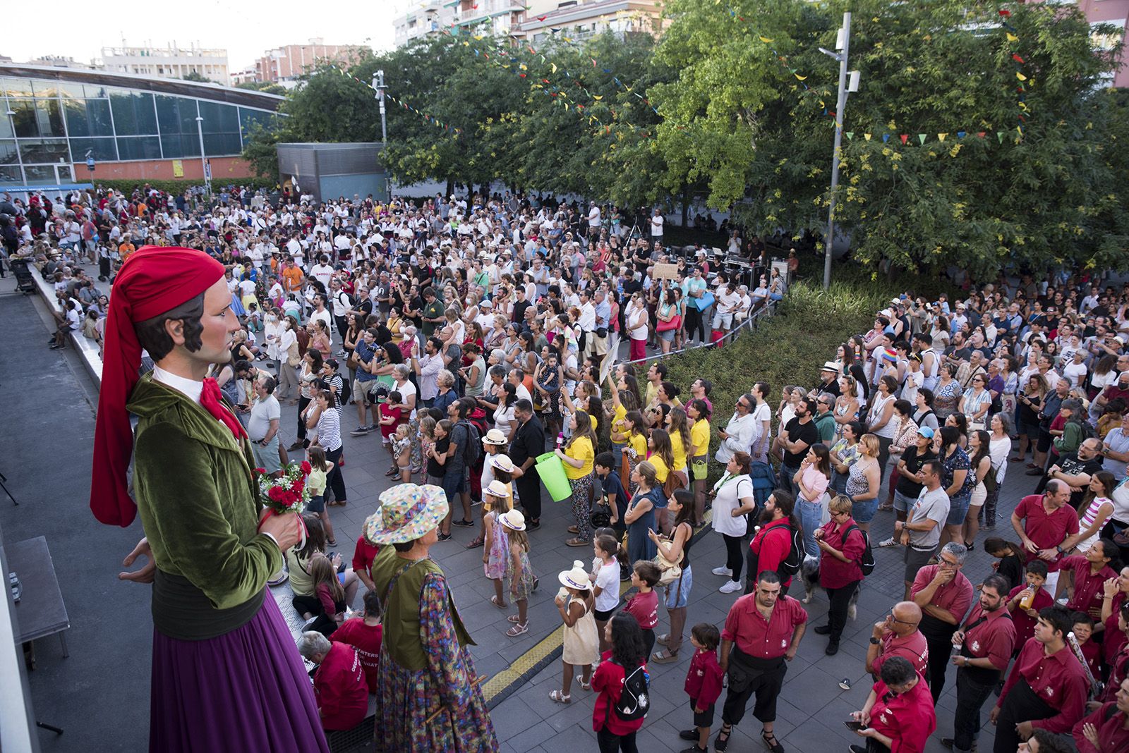 El pregó de Festa Major de Sant Cugat 2022 ha estat a càrrec de l'esport femení. FOTO: Bernat Millet