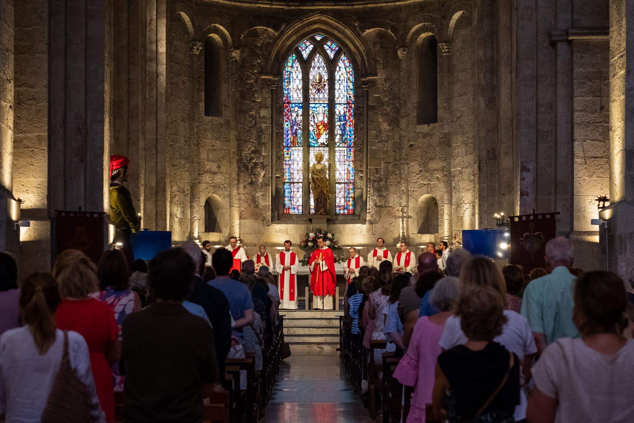 Missa major durant el Seguici de Sant Pere. FOTO: Ale Gómez