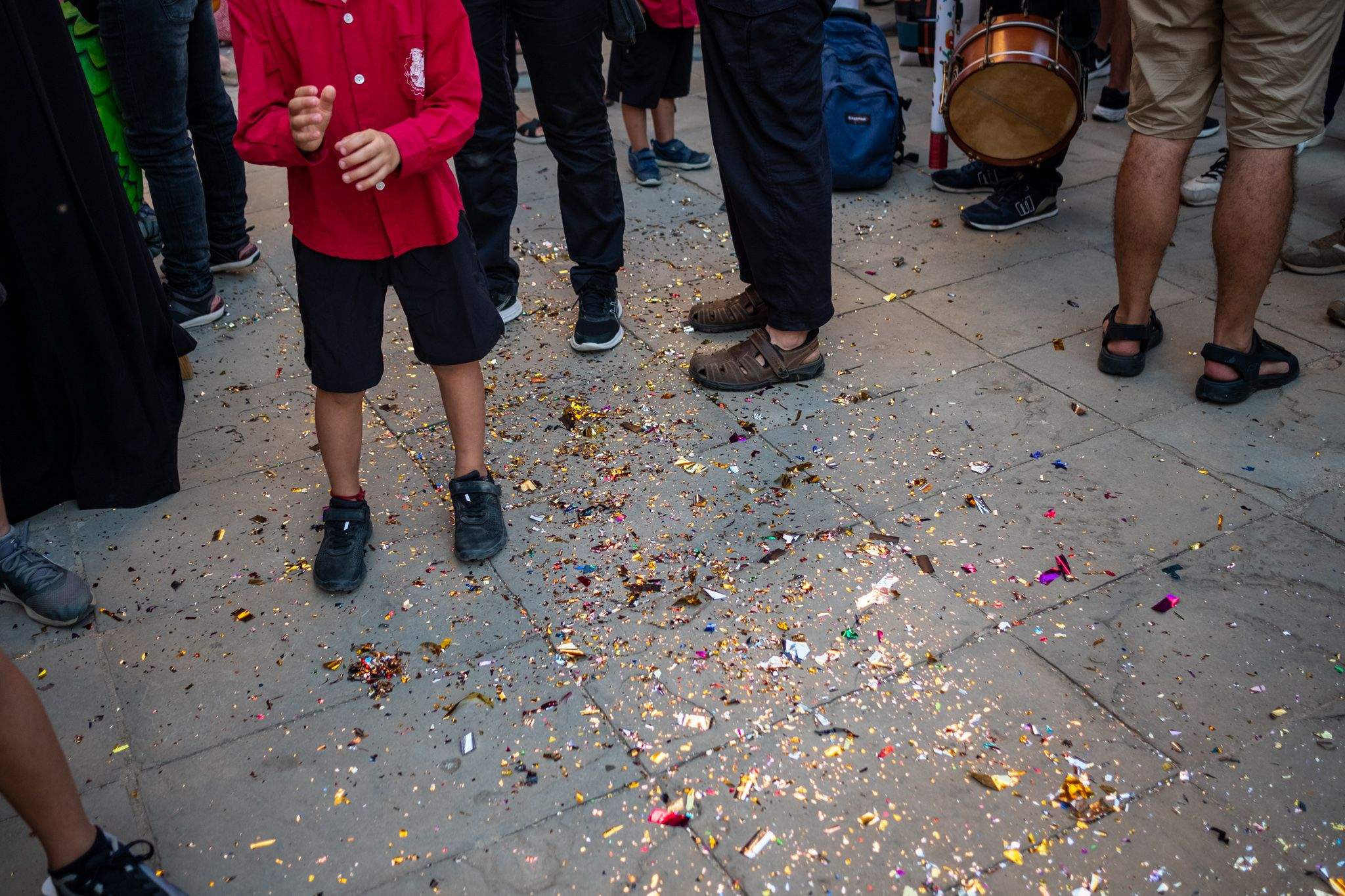 Esclat de Festa Major al Seguici de Sant Pere. FOTO: Ale Gómez