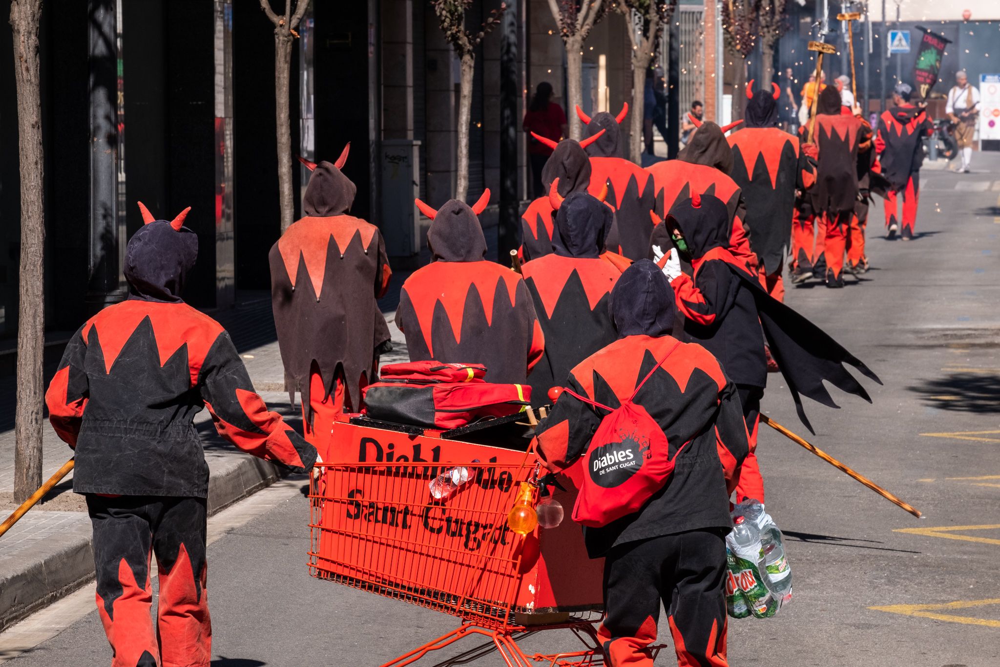 Els diables al Seguici de Sant Pere. FOTO: Ale Gómez