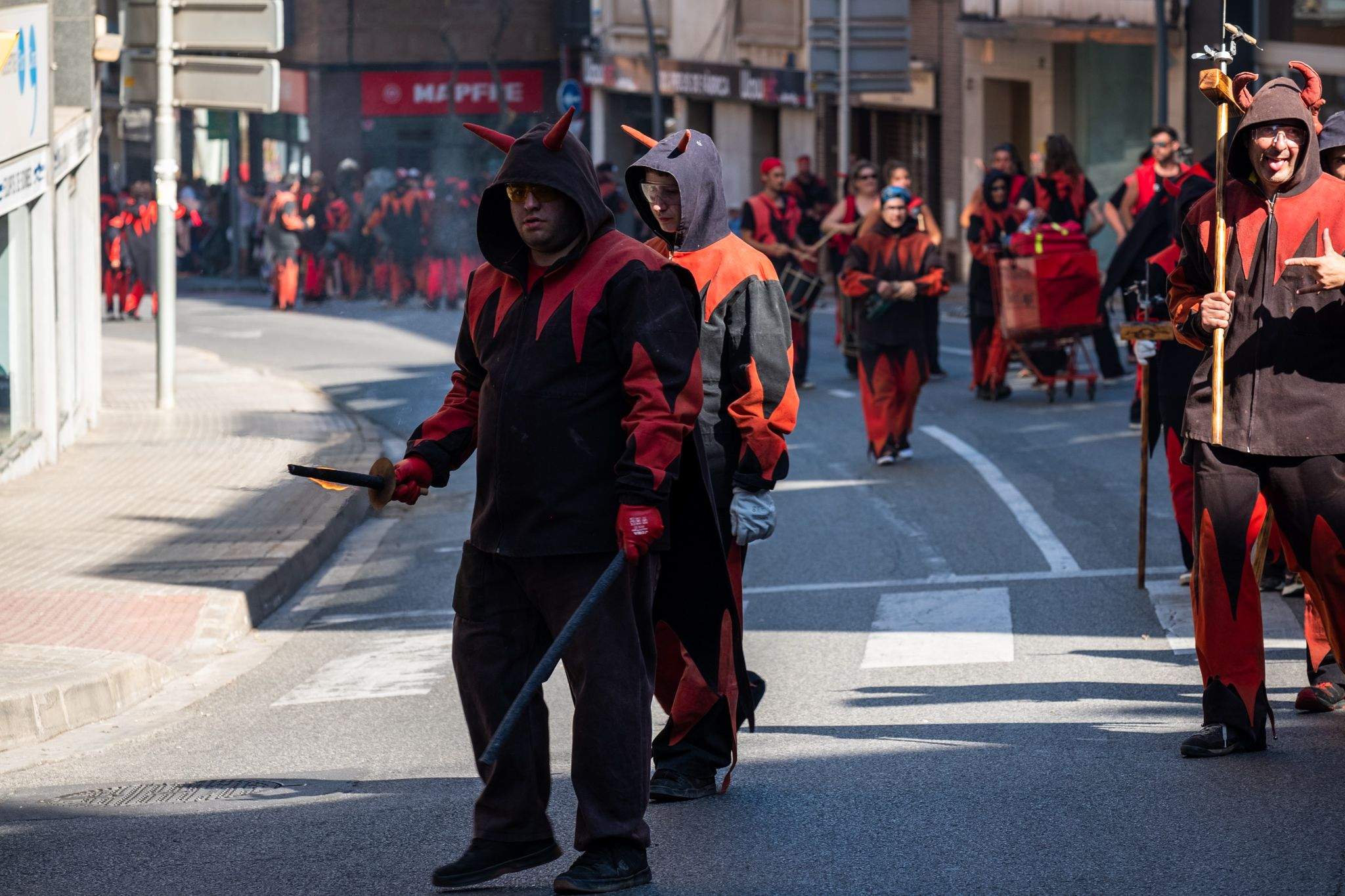 Els diables al Seguici de Sant Pere. FOTO: Ale Gómez