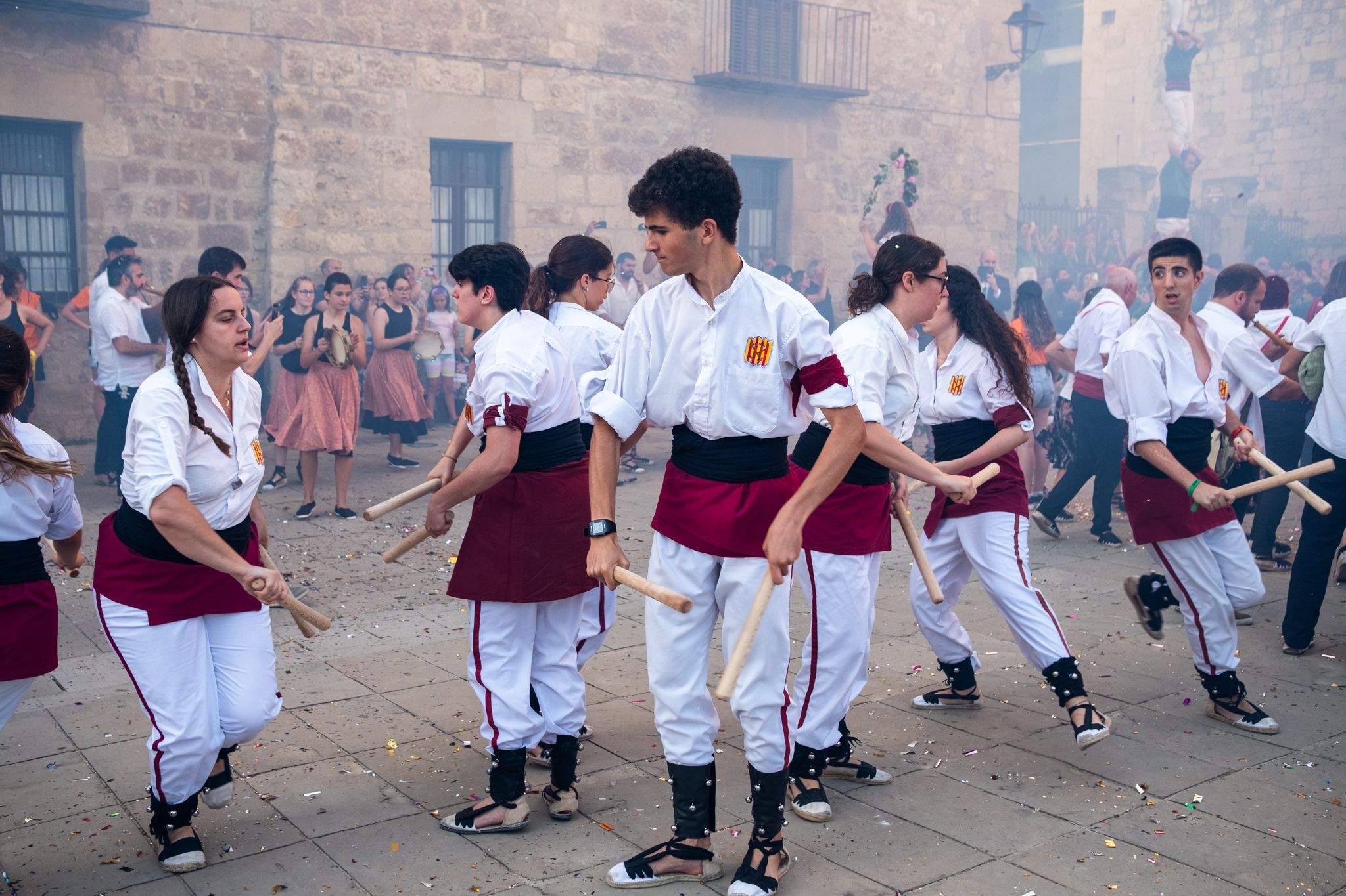 Esclat de Festa Major al Seguici de Sant Pere. FOTO: Ale Gómez