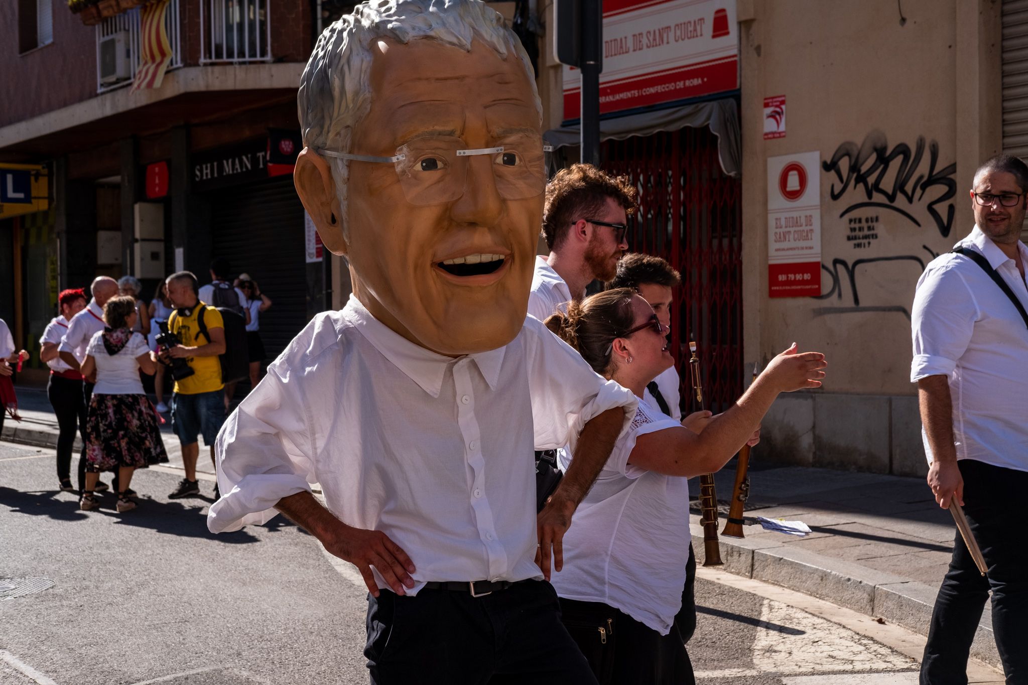 Els capgrossos al Seguici de Sant Pere. FOTO: Ale Gómez