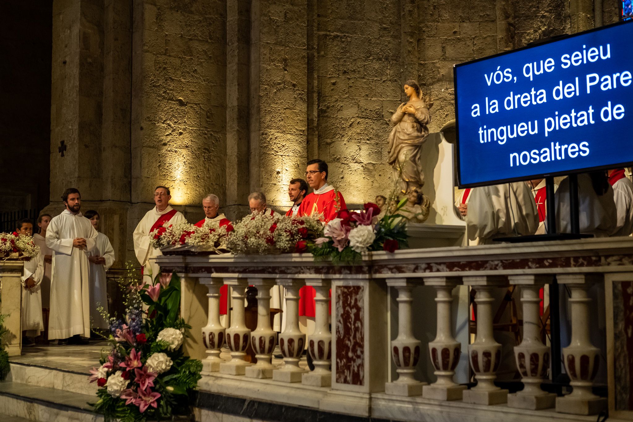 Missa major durant el Seguici de Sant Pere. FOTO: Ale Gómez