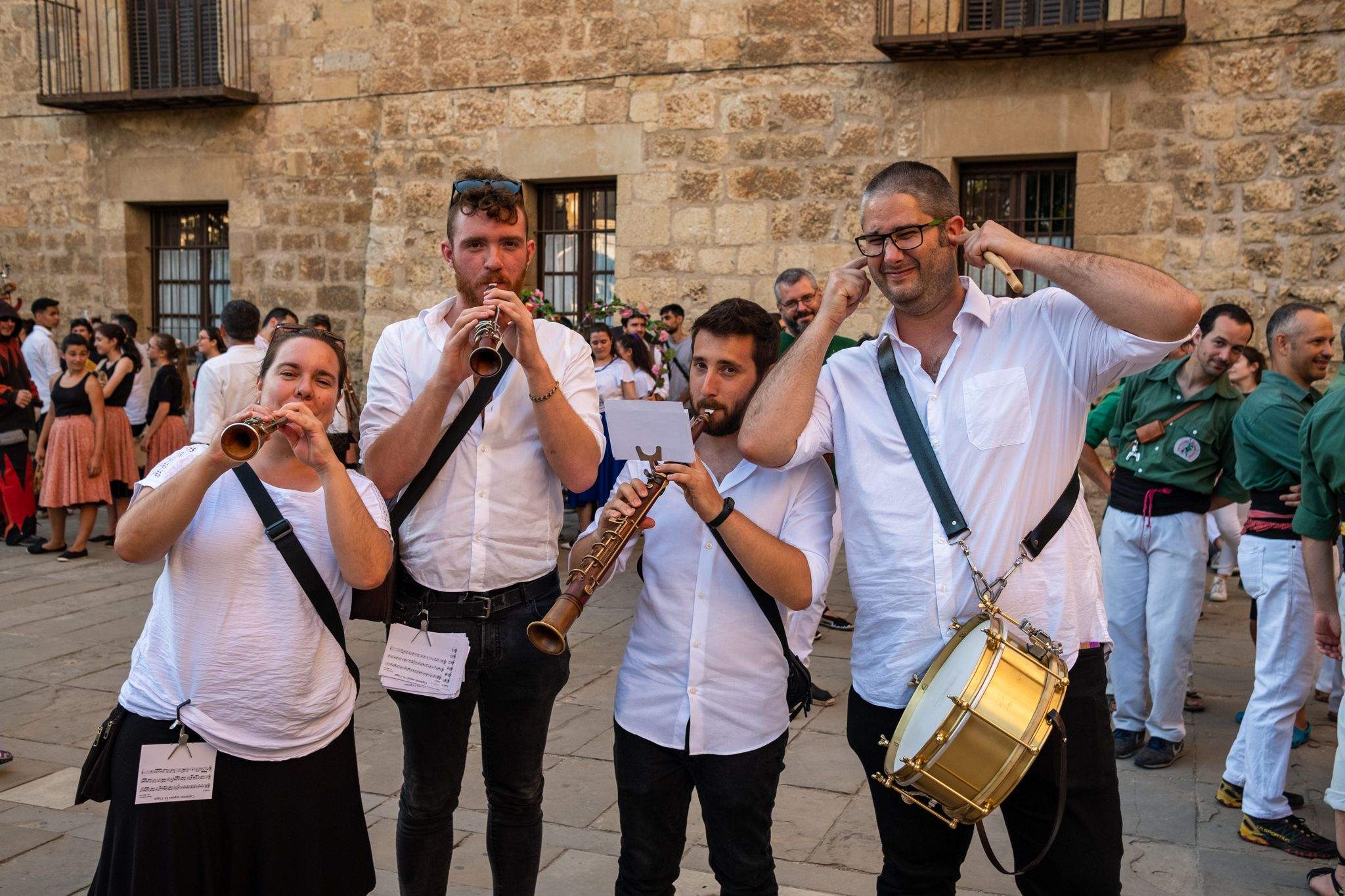Esclat de Festa Major al Seguici de Sant Pere. FOTO: Ale Gómez