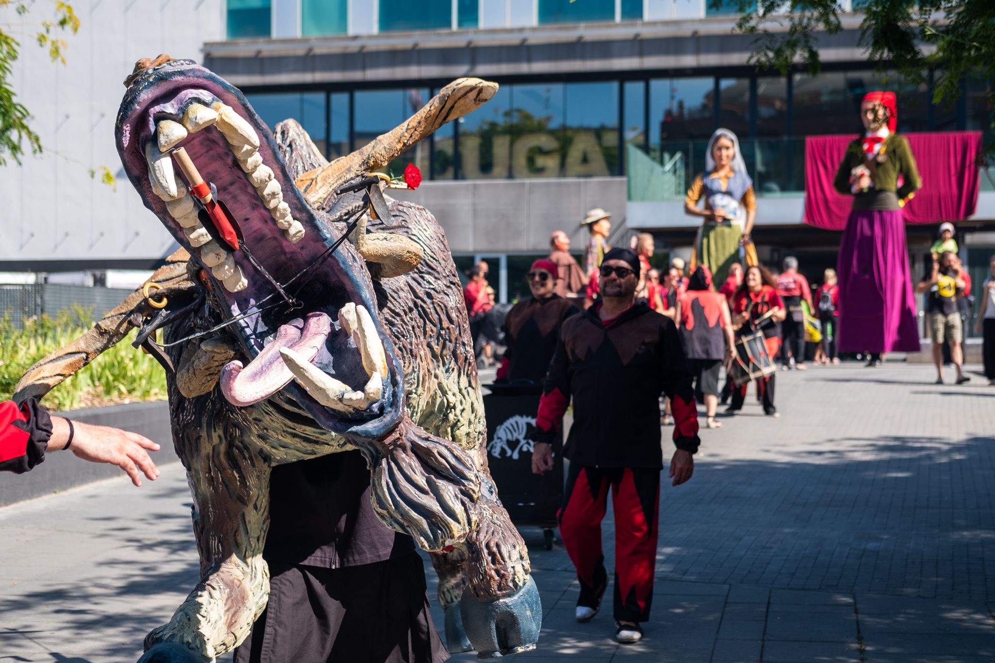 Els diables al Seguici de Sant Pere. FOTO: Ale Gómez