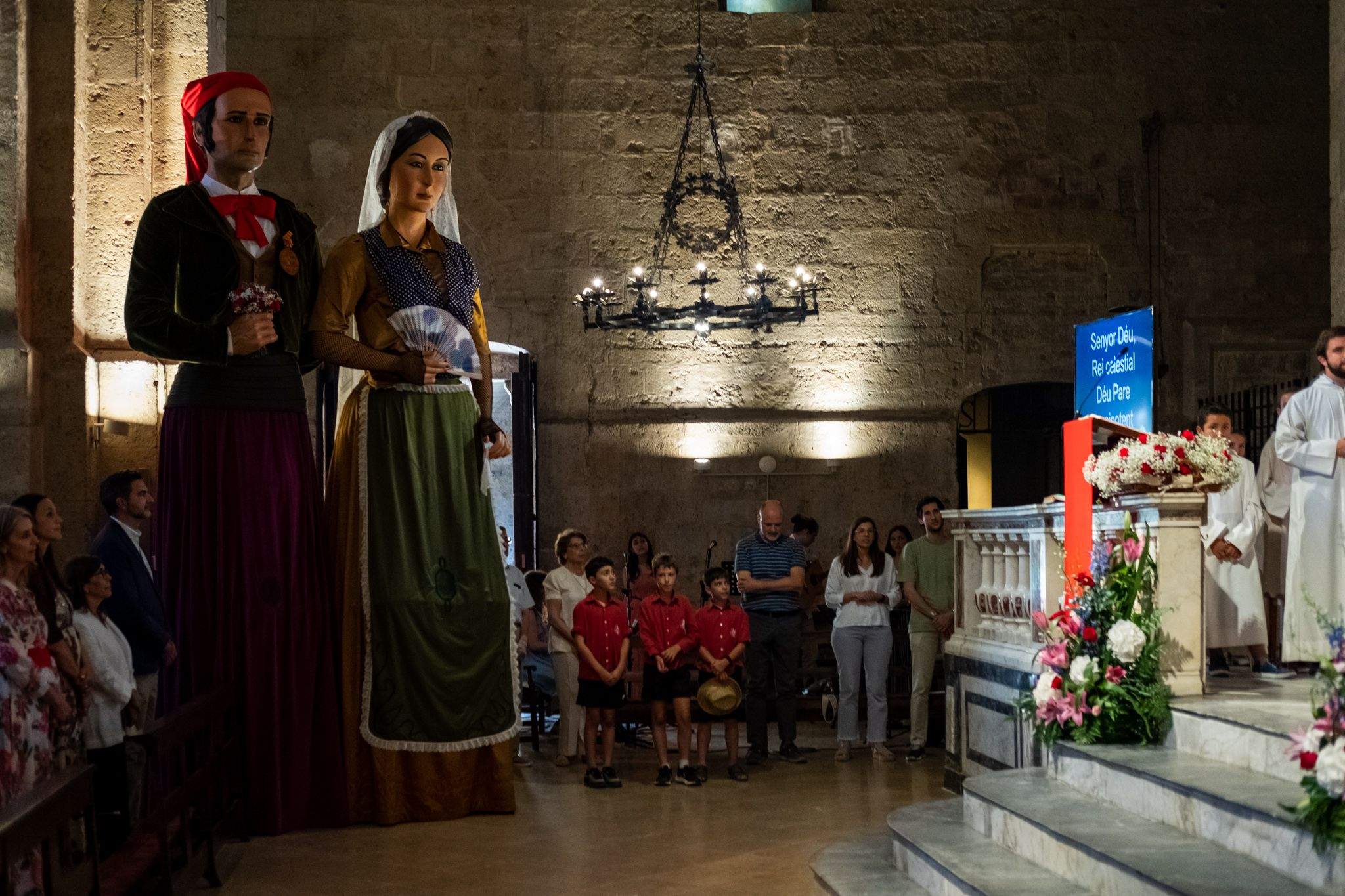 Missa major durant el Seguici de Sant Pere. FOTO: Ale Gómez