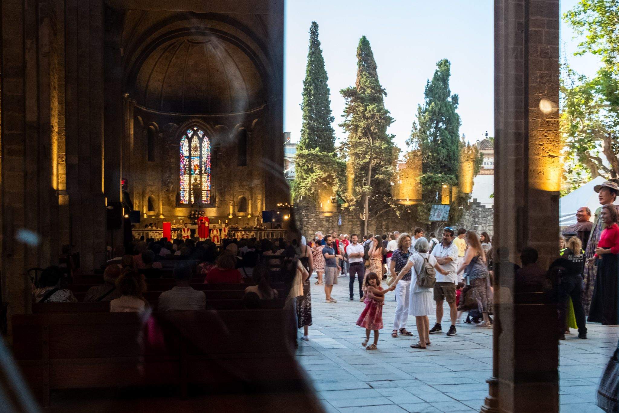 Missa major durant el Seguici de Sant Pere. FOTO: Ale Gómez