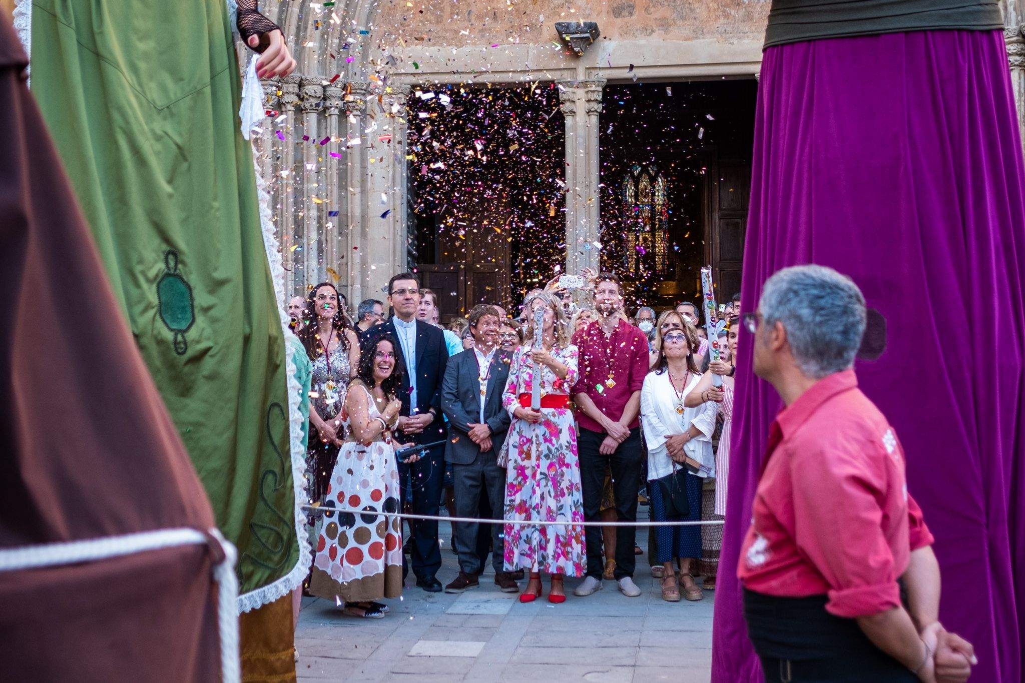 Esclat de Festa Major al Seguici de Sant Pere. FOTO: Ale Gómez